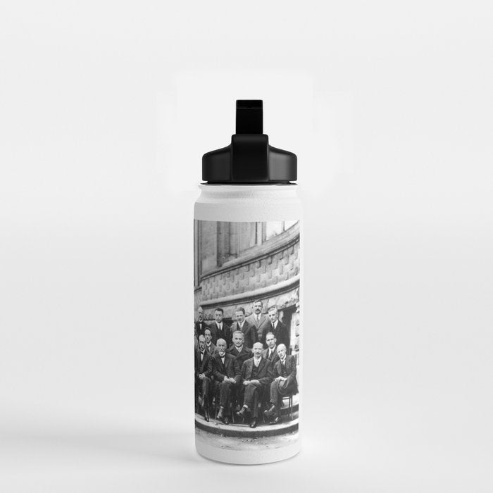 World-Renowned Physicists of 1927 at Solvay Conference Water Bottle Gallery Image 2