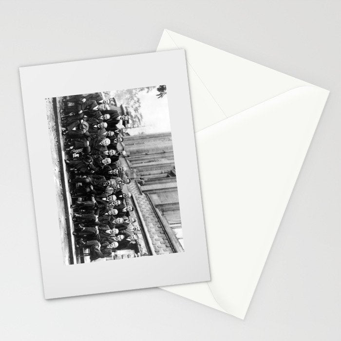 World-Renowned Physicists of 1927 at Solvay Conference Stationery Card Gallery Image 2