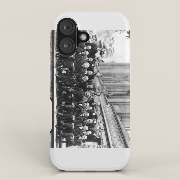 World-Renowned Physicists of 1927 at Solvay Conference iPhone Case Gallery Image 1
