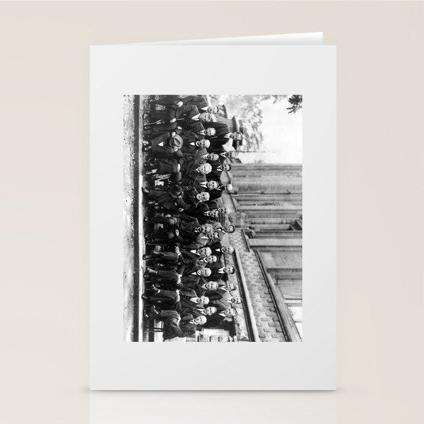 World-Renowned Physicists of 1927 at Solvay Conference Stationery Card Gallery Image 2