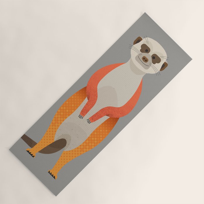 Whimsy Meerkats Yoga Mat Gallery Image 1
