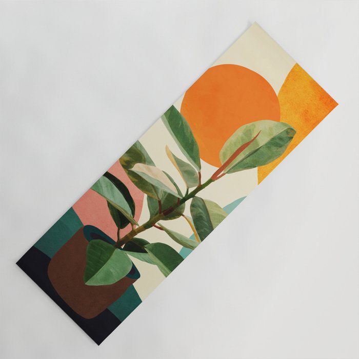 Colorful Ficus 1 Yoga Mat Gallery Image 1