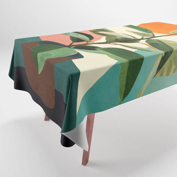 Colorful Ficus 1 Tablecloth Gallery Image 1