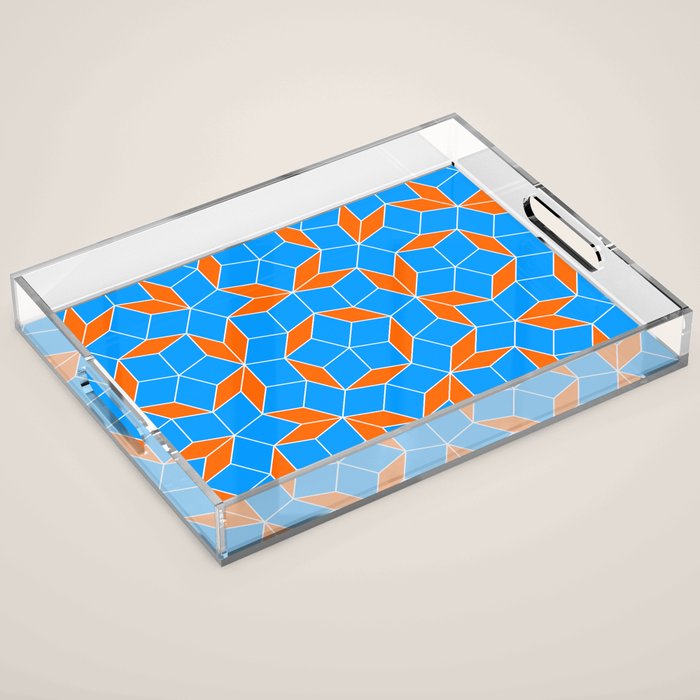 Penrose Tiling Pattern Acrylic Tray Gallery Image 1