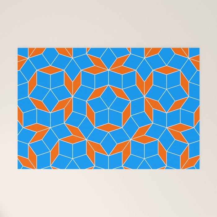 Penrose Tiling Pattern Welcome Mat Gallery Image 1
