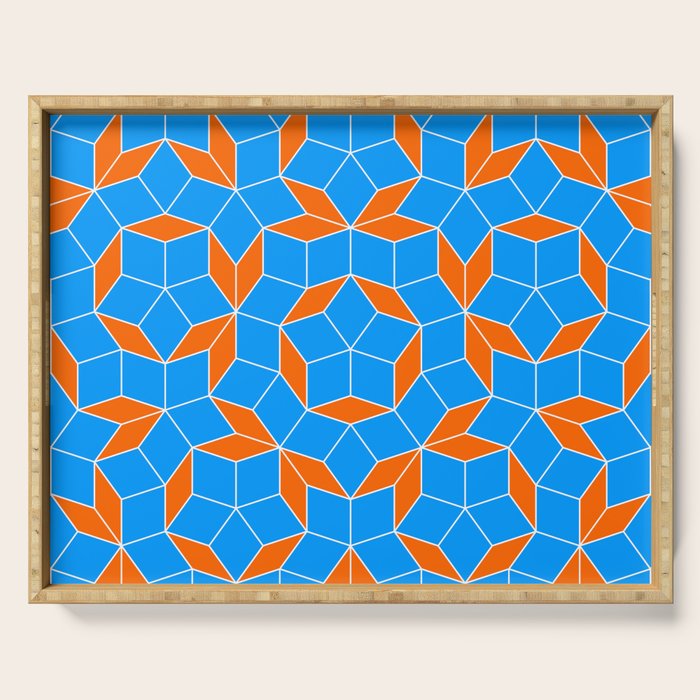 Penrose Tiling Pattern Serving Tray Gallery Image 1