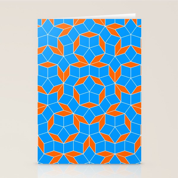 Penrose Tiling Pattern Stationery Card Gallery Image 2