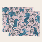 Blue asian tigers Placemat Gallery Image 1