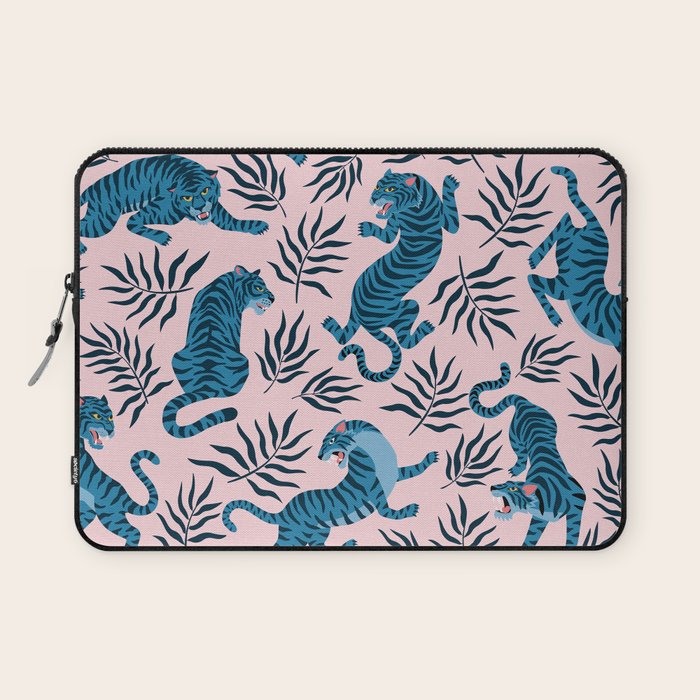 Blue asian tigers Laptop Sleeve Gallery Image 1