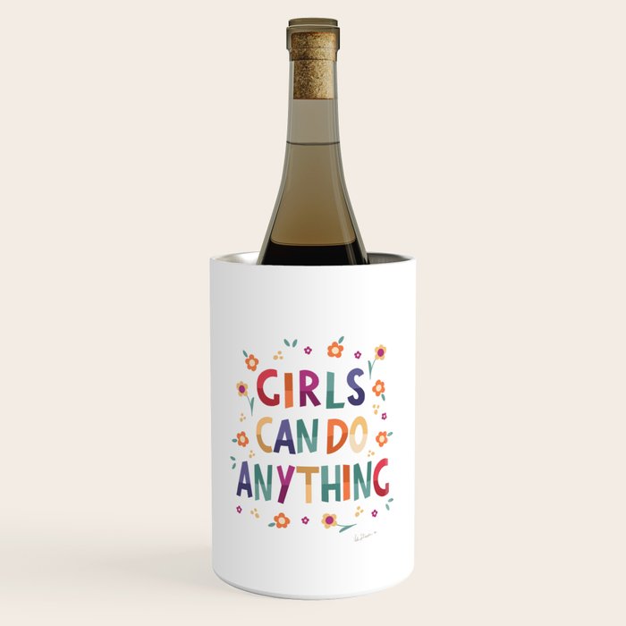 Girls can do anything  Wine Chiller Gallery Image 1
