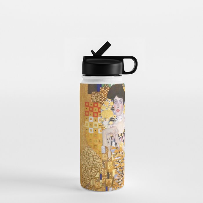 Gustav Klimt - The Woman in Gold Water Bottle Gallery Image 1