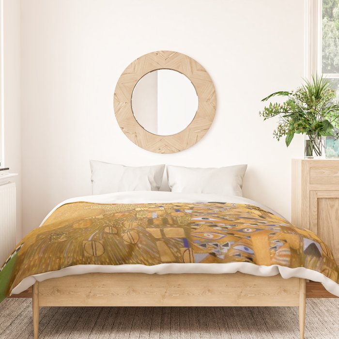 Gustav Klimt - The Woman in Gold Duvet Cover Gallery Image 3