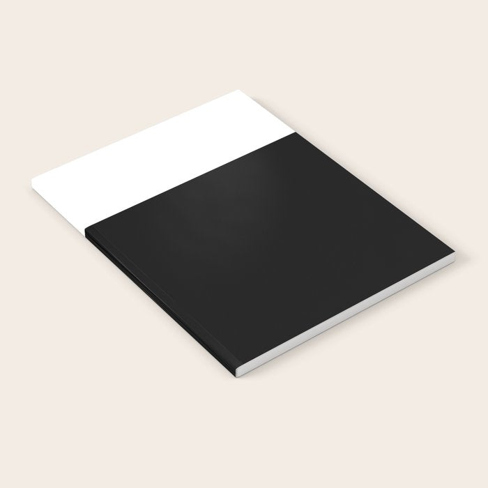 Color Block-Black and White Notebook Gallery Image 1
