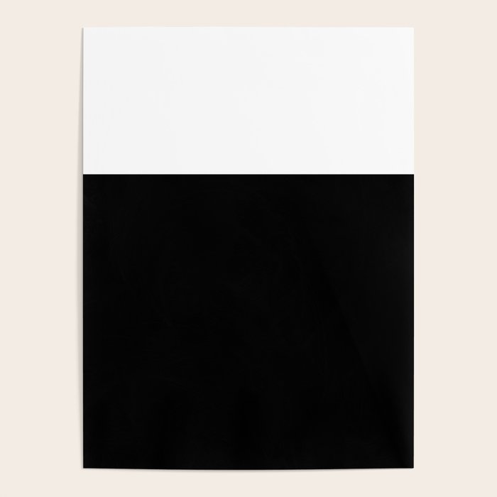 Color Block-Black and White Poster Gallery Image 4