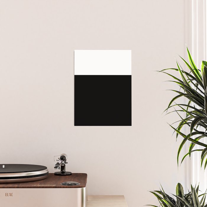 Color Block-Black and White Poster Gallery Image 2