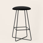 Color Block-Black and White Stool Gallery Image 1