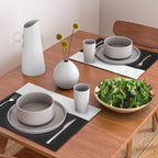 Color Block-Black and White Placemat Gallery Image 2