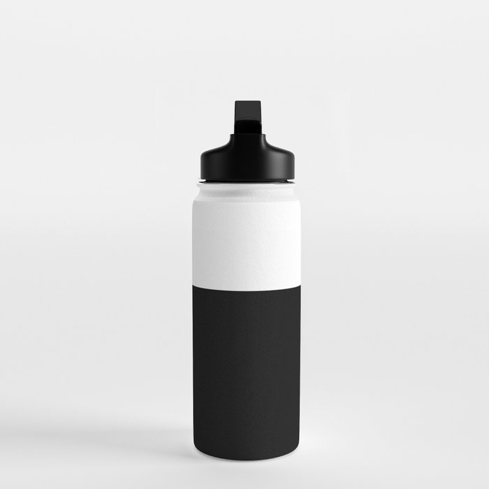 Color Block-Black and White Water Bottle Gallery Image 3