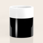 Color Block-Black and White Coffee Mug Gallery Image 4