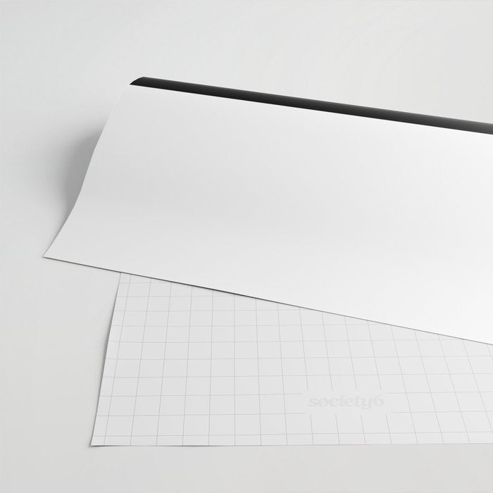 Color Block-Black and White Wrapping Paper Gallery Image 2