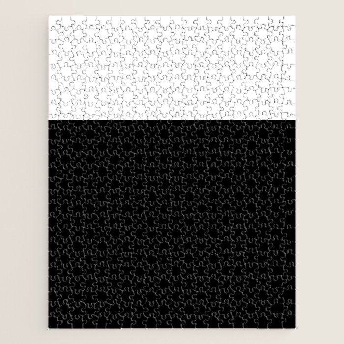 Color Block-Black and White Jigsaw Puzzle Gallery Image 1
