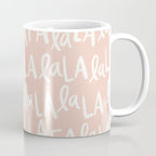 Fa La La  Peachy pink Coffee Mug Gallery Image 1