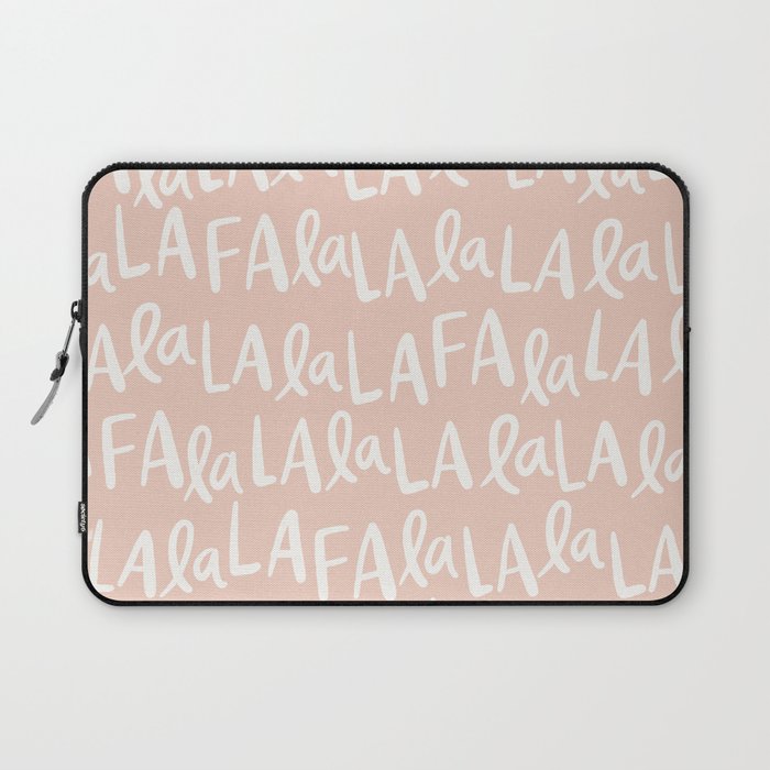 Fa La La  Peachy pink Laptop Sleeve Gallery Image 1
