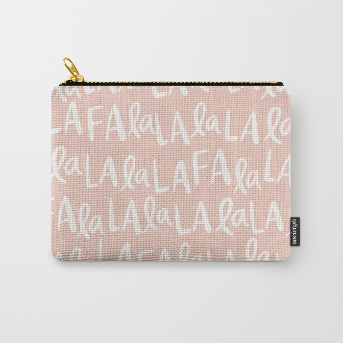 Fa La La  Peachy pink Carry All Pouch Gallery Image 1