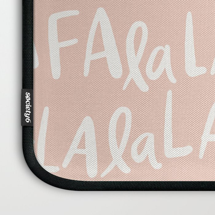 Fa La La  Peachy pink Laptop Sleeve Gallery Image 3