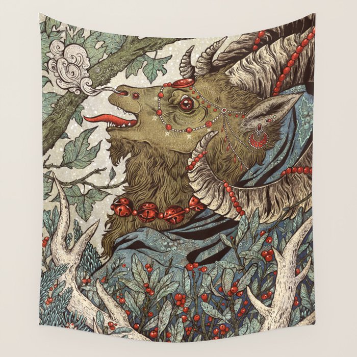 Krampus Wall Tapestry Gallery Image 4