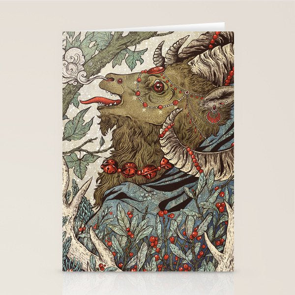 Krampus Stationery Card Gallery Image 2