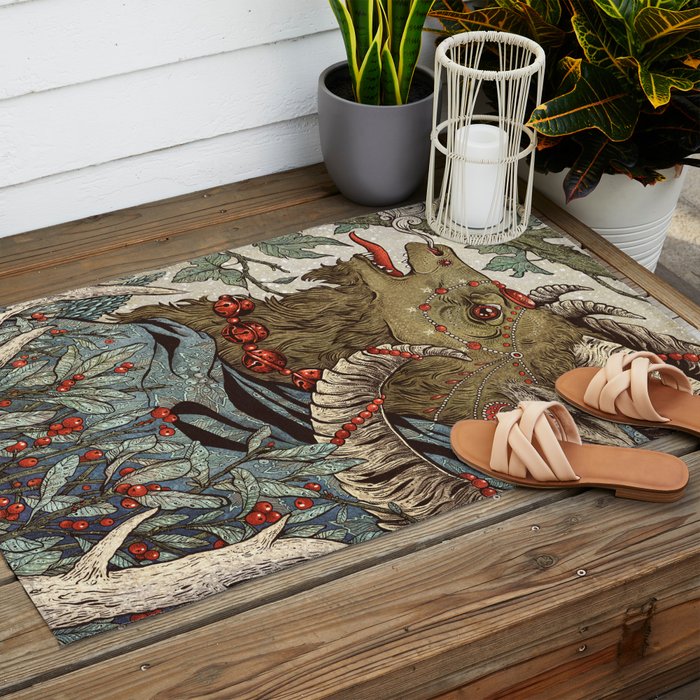 Krampus Outdoor Rug Gallery Image 2
