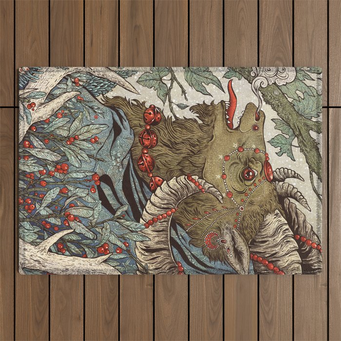 Krampus Outdoor Rug Gallery Image 1