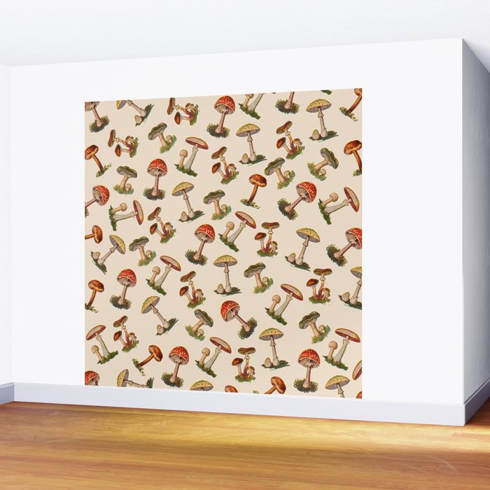 Magical Mushrooms Wall Mural Gallery Image 2