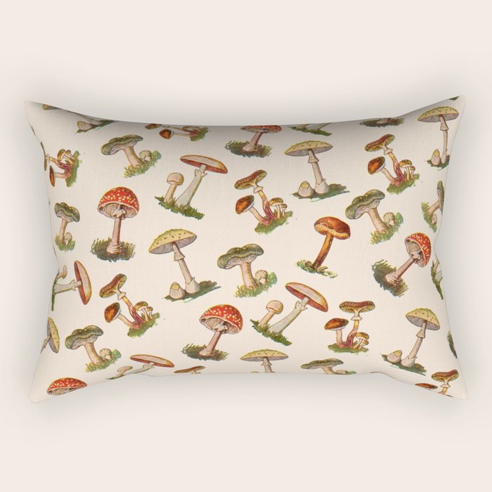 Magical Mushrooms Rectangular Pillow Gallery Image 2