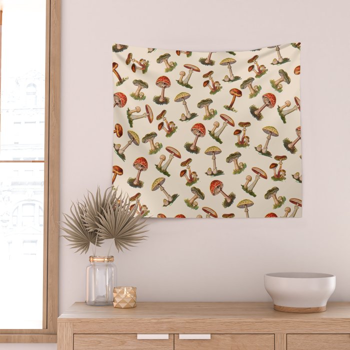 Magical Mushrooms Wall Tapestry Gallery Image 2