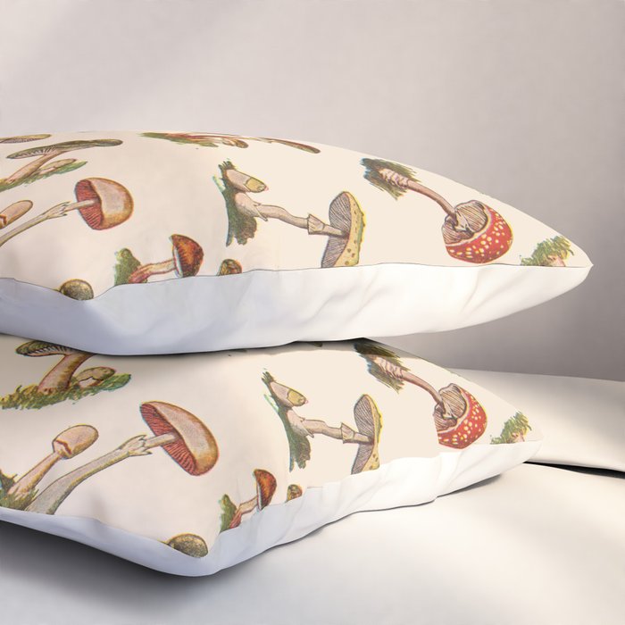 Magical Mushrooms Pillow Sham Gallery Image 3