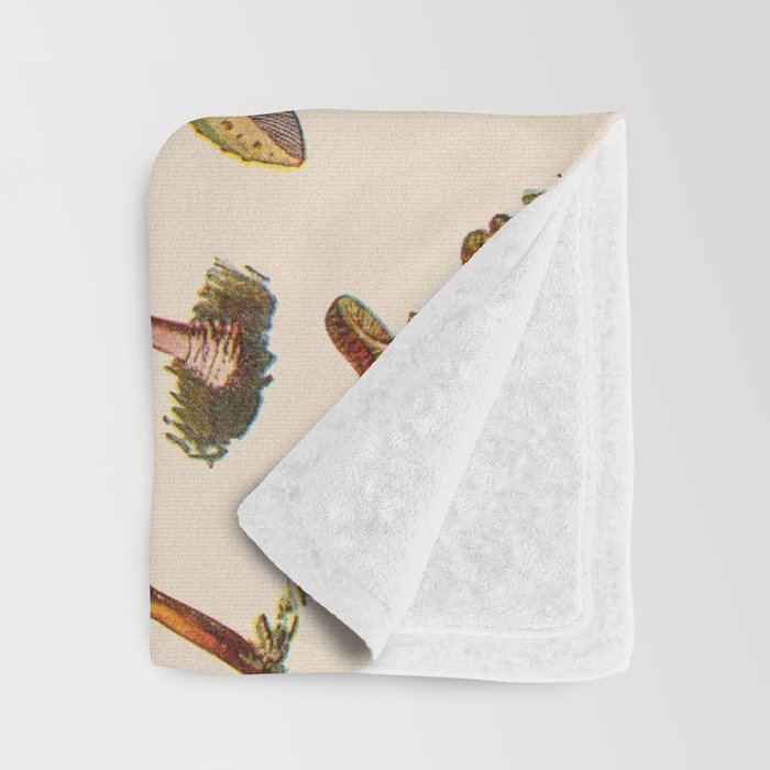 Magical Mushrooms Throw Blanket Gallery Image 3
