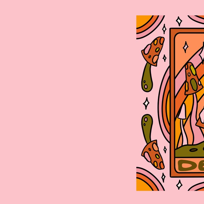 15. Devil Tarot Mushroom Coffee Mug Gallery Image 2