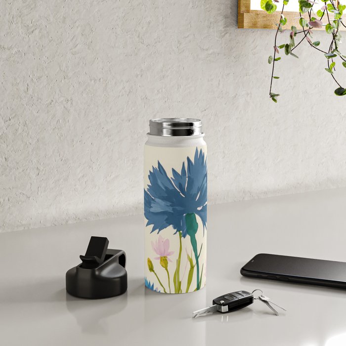 Whispers in Blue Water Bottle Gallery Image 4