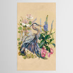 Blue Heron Floral Tablecloth Gallery Image 2