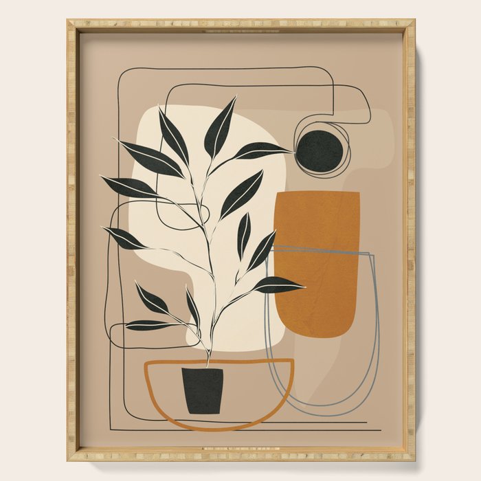 Abstract Shapes 06 Serving Tray Gallery Image 1
