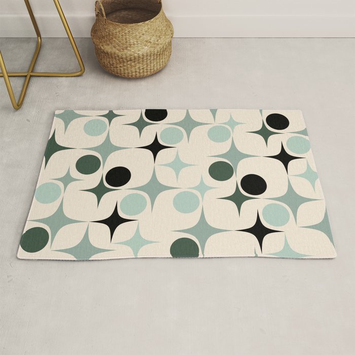 Modern Retro Geo Rug Gallery Image 1