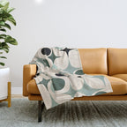 Modern Retro Geo Throw Blanket Gallery Image 1
