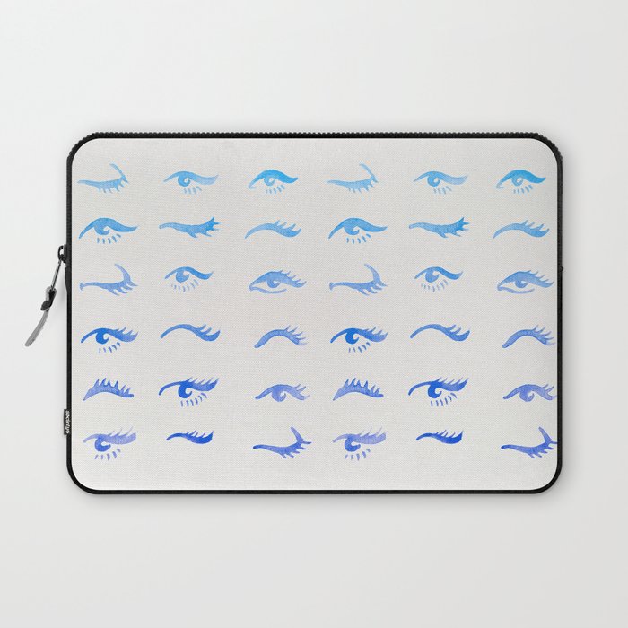 Mascara Envy - Blue OmbrÃ© Palette Laptop Sleeve Gallery Image 1