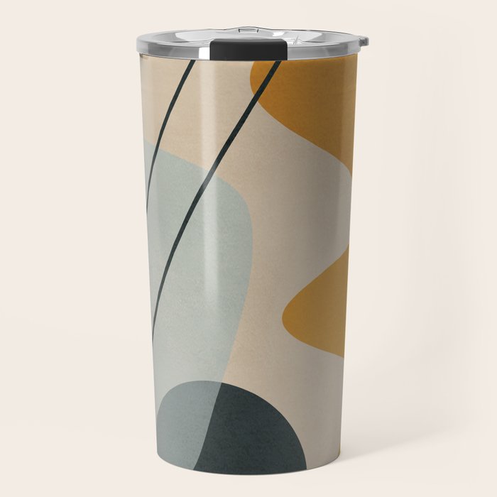 Abstract Shapes No27 Travel Mug Gallery Image 1