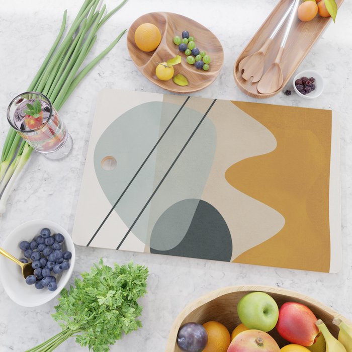 Abstract Shapes No27 Cutting Board Gallery Image 2