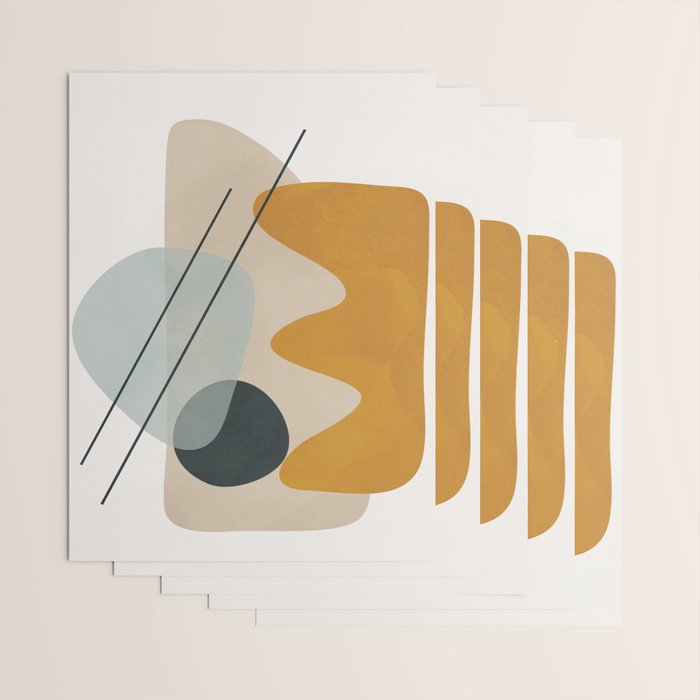 Abstract Shapes No27 Wrapping Paper Gallery Image 3