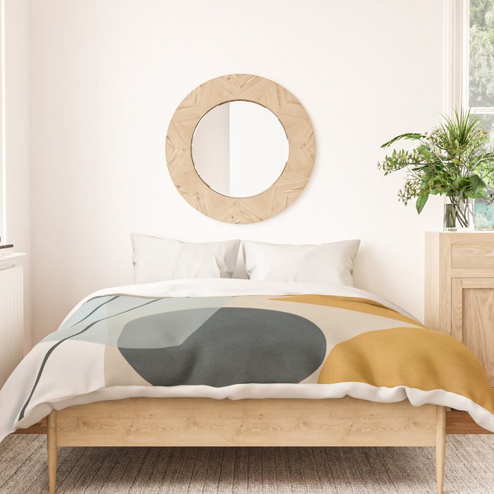 Abstract Shapes No27 Duvet Cover Gallery Image 3