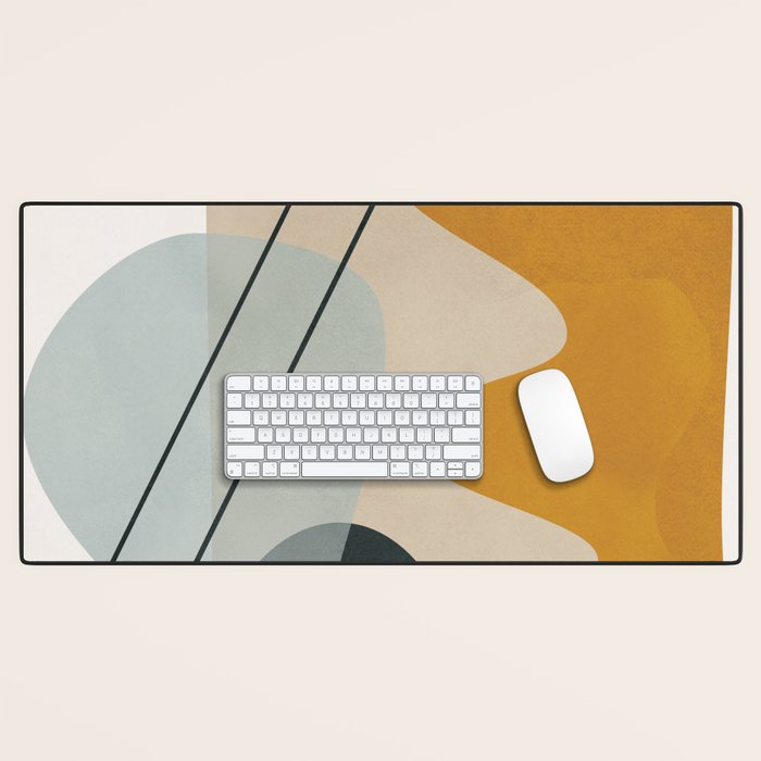 Abstract Shapes No27 Desk Mat Gallery Image 1